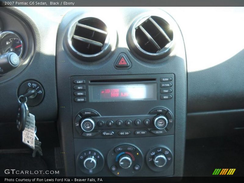 Black / Ebony 2007 Pontiac G6 Sedan