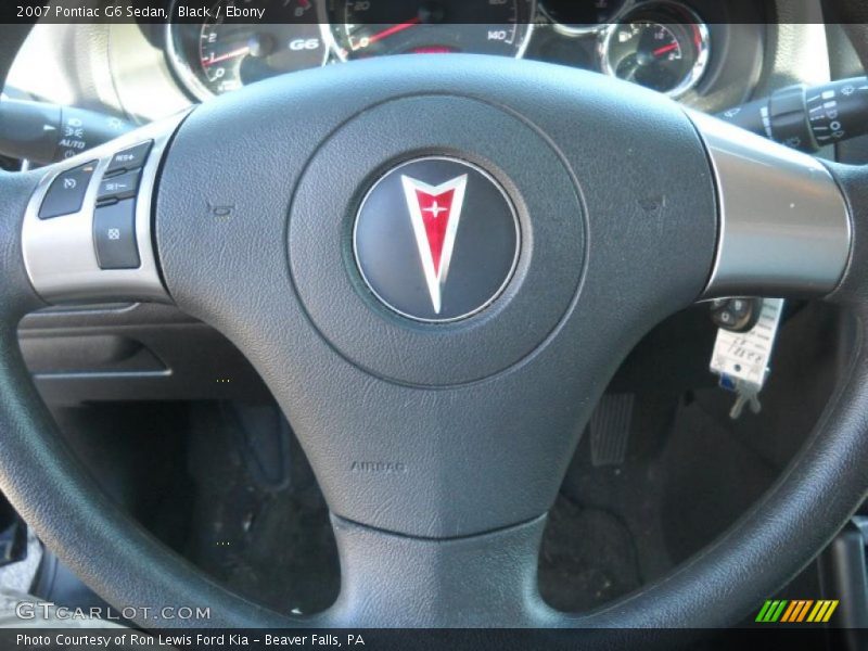 Black / Ebony 2007 Pontiac G6 Sedan