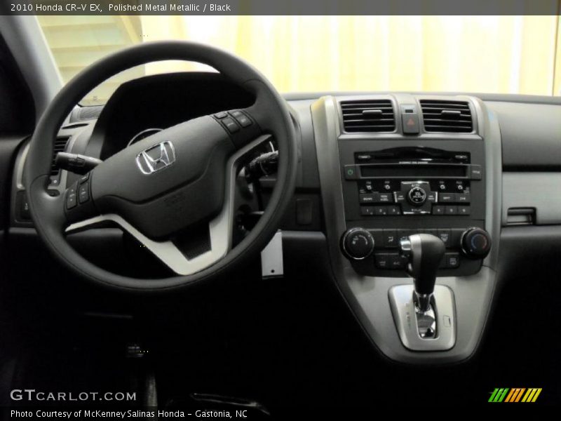 Polished Metal Metallic / Black 2010 Honda CR-V EX