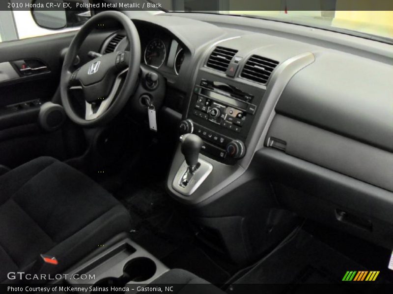 Polished Metal Metallic / Black 2010 Honda CR-V EX
