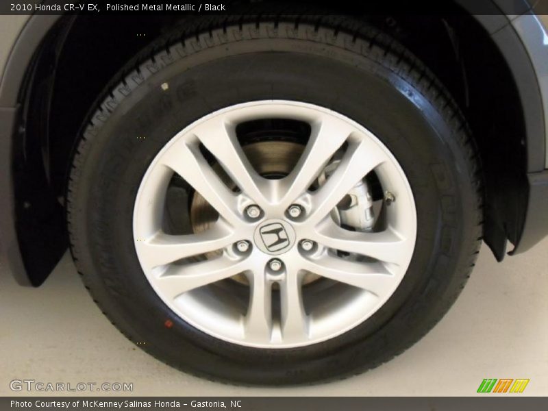 Polished Metal Metallic / Black 2010 Honda CR-V EX