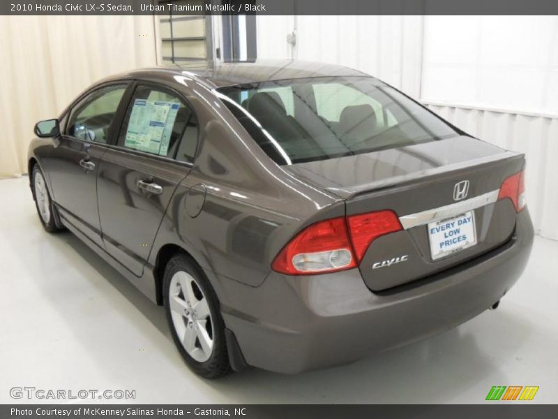 Urban Titanium Metallic / Black 2010 Honda Civic LX-S Sedan