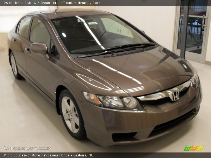 Urban Titanium Metallic / Black 2010 Honda Civic LX-S Sedan