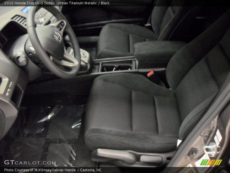 Urban Titanium Metallic / Black 2010 Honda Civic LX-S Sedan