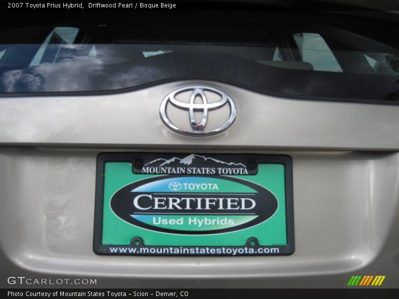 Driftwood Pearl / Bisque Beige 2007 Toyota Prius Hybrid