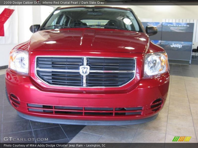 Inferno Red Crystal Pearl / Dark Slate Gray 2009 Dodge Caliber SXT