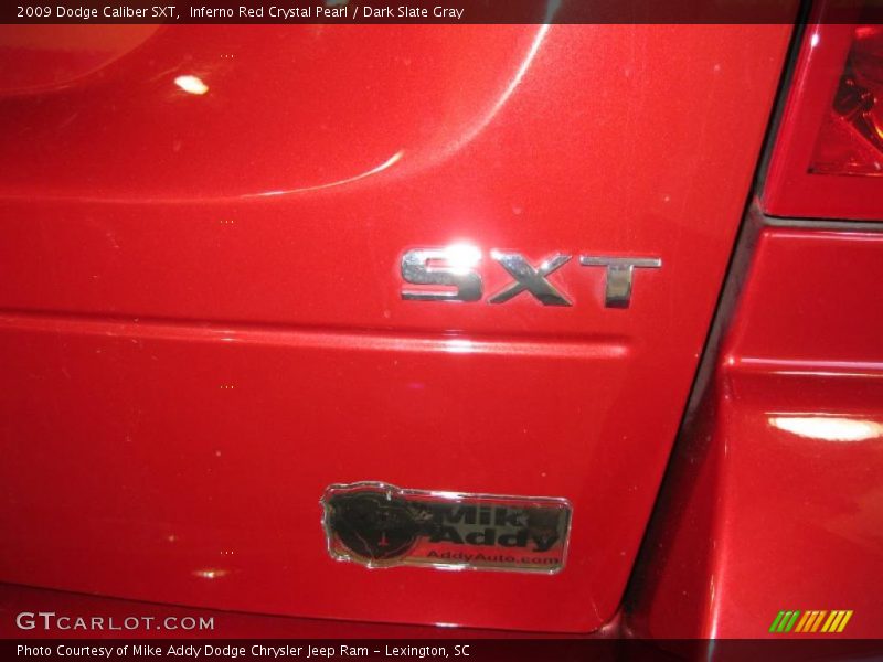 Inferno Red Crystal Pearl / Dark Slate Gray 2009 Dodge Caliber SXT