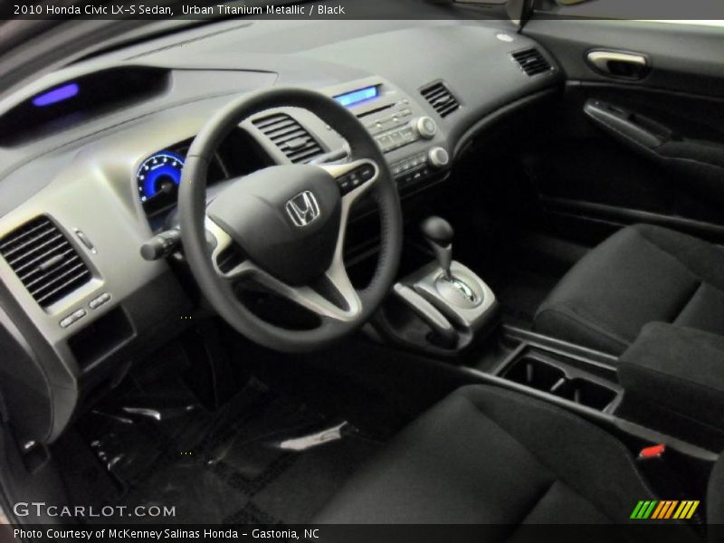 Urban Titanium Metallic / Black 2010 Honda Civic LX-S Sedan