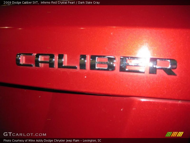 Inferno Red Crystal Pearl / Dark Slate Gray 2009 Dodge Caliber SXT