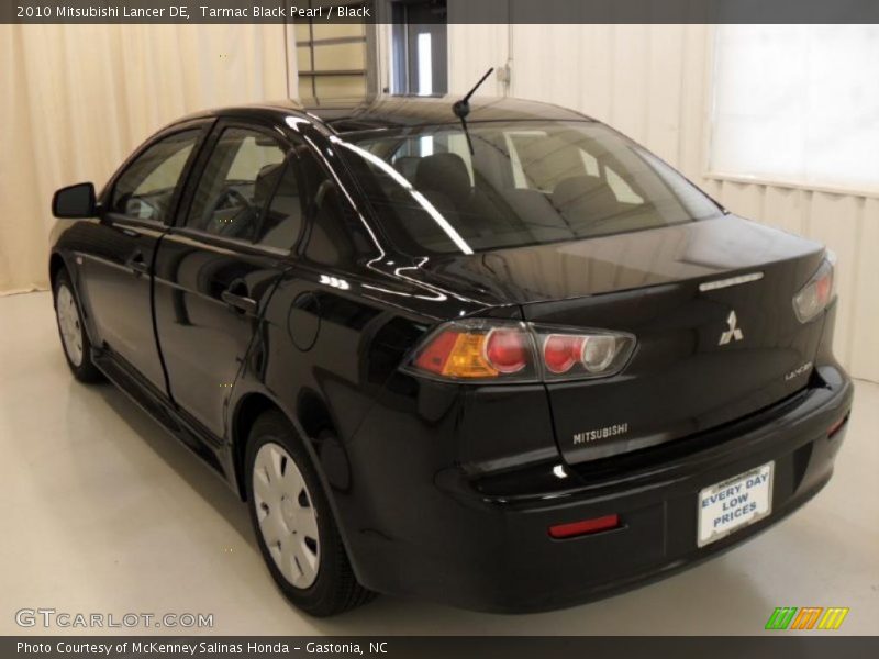 Tarmac Black Pearl / Black 2010 Mitsubishi Lancer DE