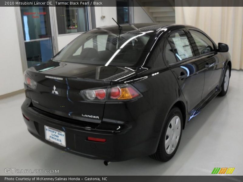 Tarmac Black Pearl / Black 2010 Mitsubishi Lancer DE