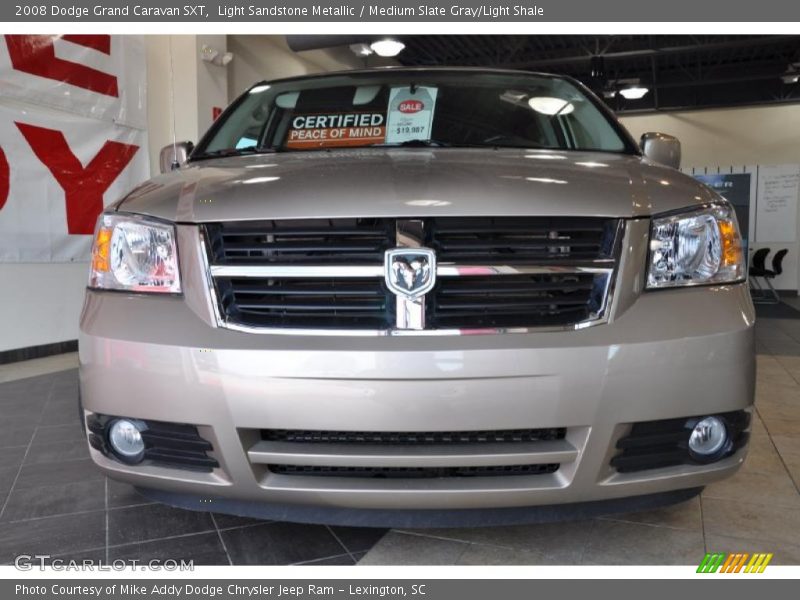 Light Sandstone Metallic / Medium Slate Gray/Light Shale 2008 Dodge Grand Caravan SXT