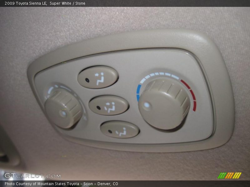 Super White / Stone 2009 Toyota Sienna LE