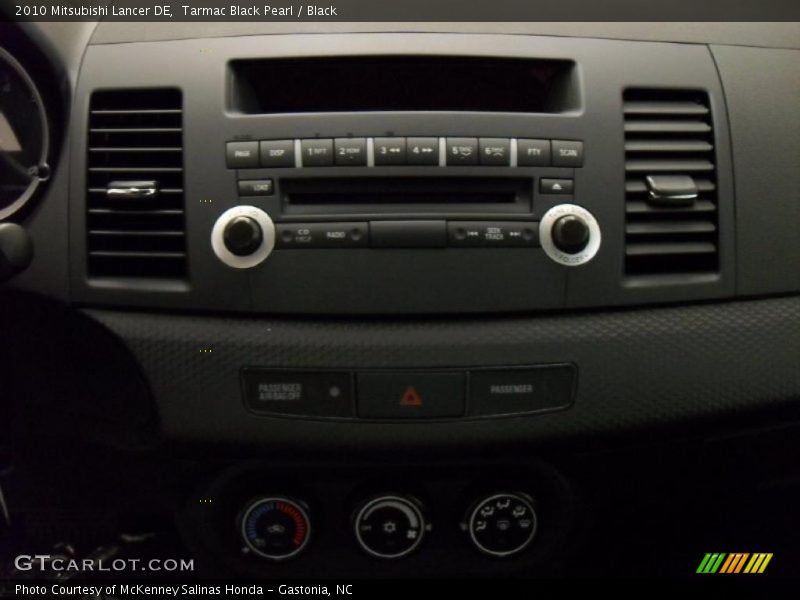 Tarmac Black Pearl / Black 2010 Mitsubishi Lancer DE