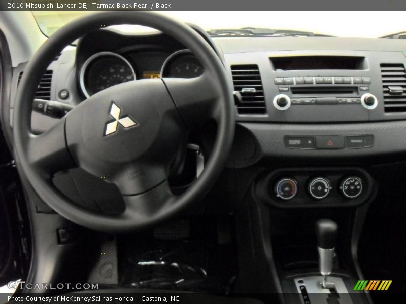 Tarmac Black Pearl / Black 2010 Mitsubishi Lancer DE