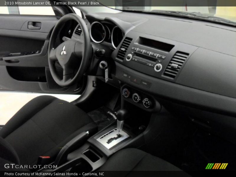 Tarmac Black Pearl / Black 2010 Mitsubishi Lancer DE