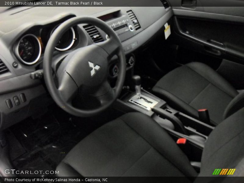 Tarmac Black Pearl / Black 2010 Mitsubishi Lancer DE