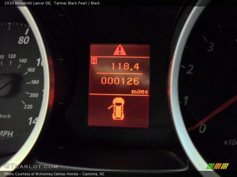 Tarmac Black Pearl / Black 2010 Mitsubishi Lancer DE