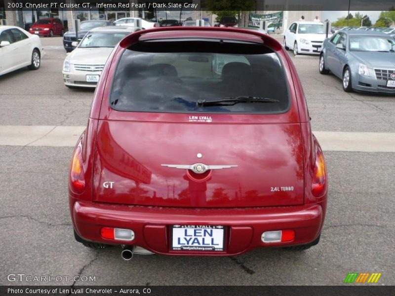 Inferno Red Pearl / Dark Slate Gray 2003 Chrysler PT Cruiser GT