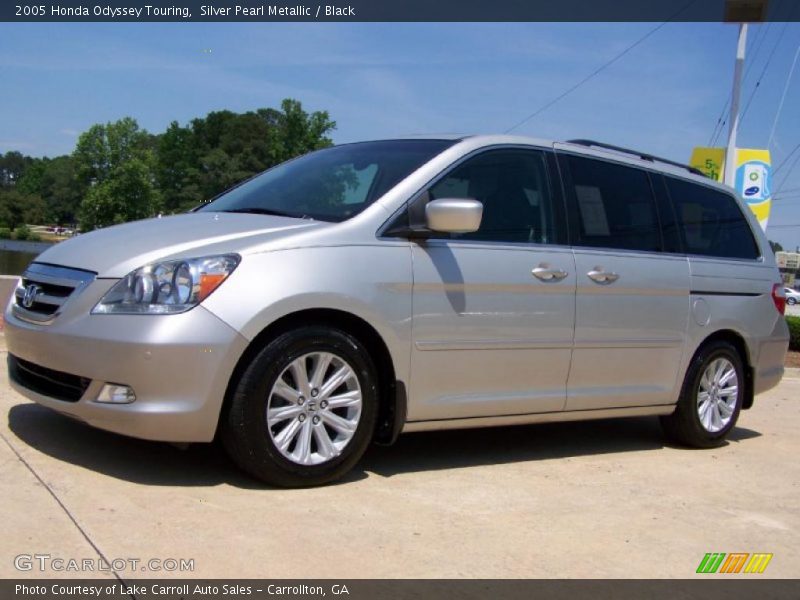 Silver Pearl Metallic / Black 2005 Honda Odyssey Touring