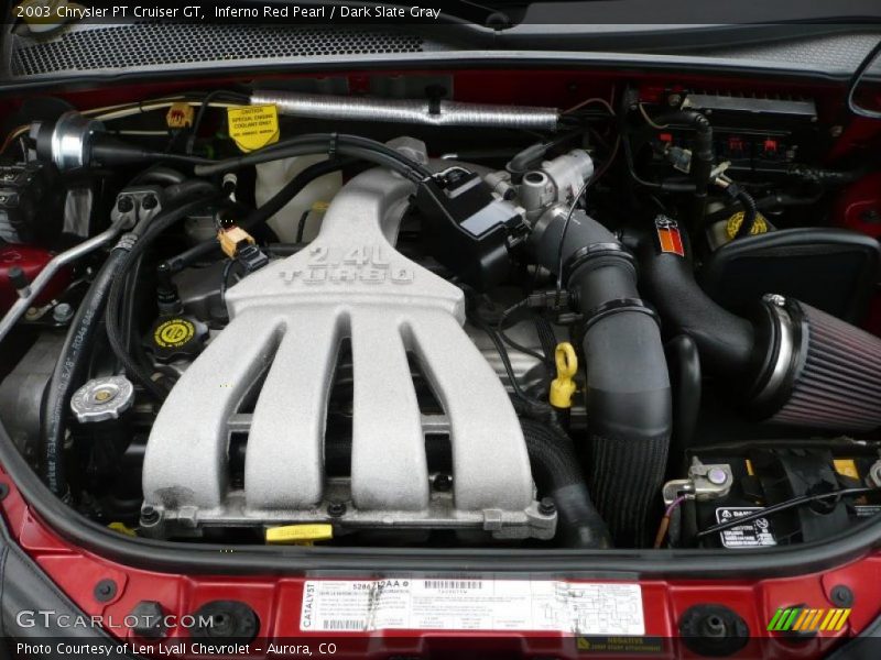 Inferno Red Pearl / Dark Slate Gray 2003 Chrysler PT Cruiser GT