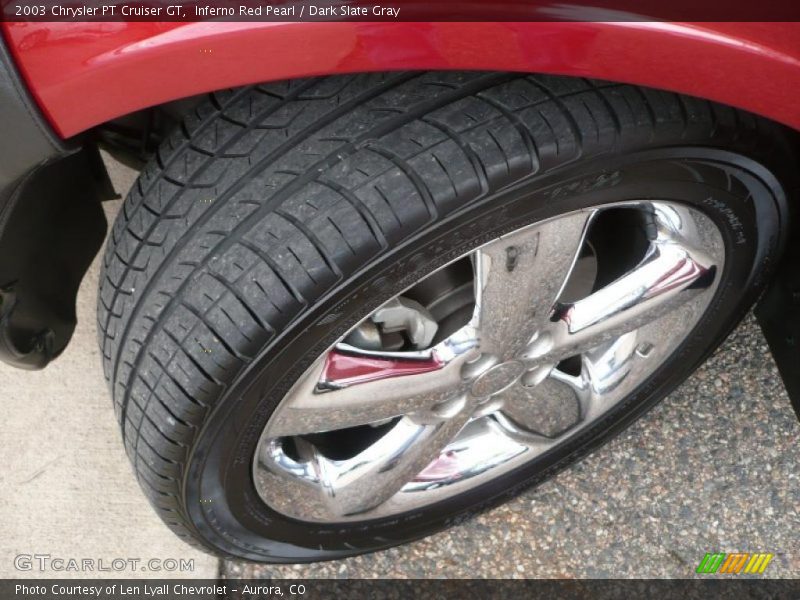 Inferno Red Pearl / Dark Slate Gray 2003 Chrysler PT Cruiser GT
