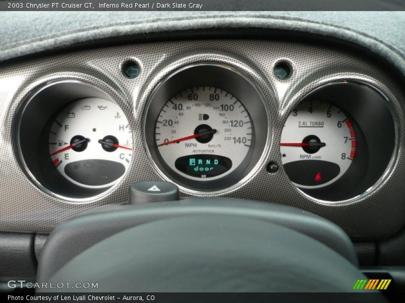 Inferno Red Pearl / Dark Slate Gray 2003 Chrysler PT Cruiser GT