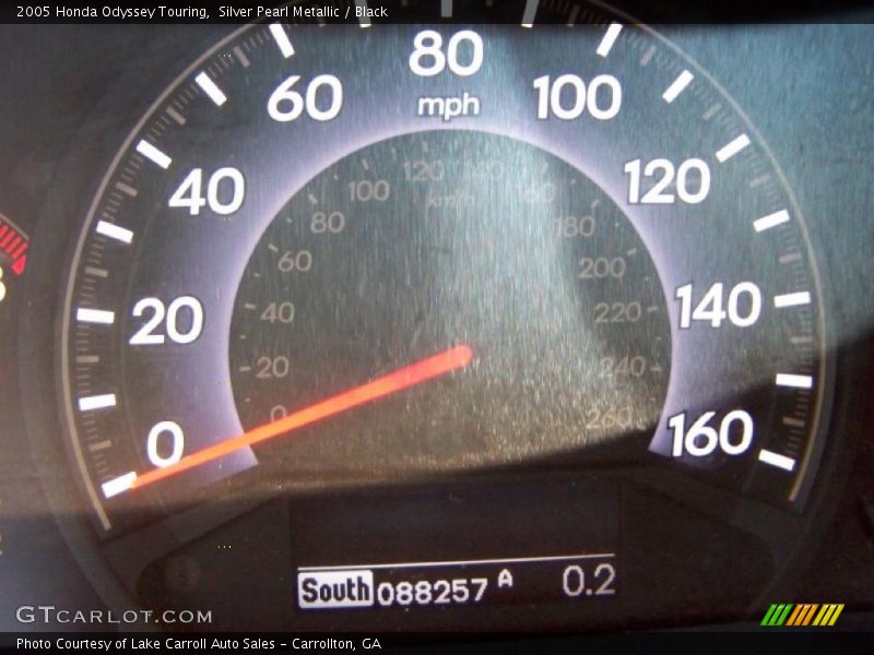 Silver Pearl Metallic / Black 2005 Honda Odyssey Touring