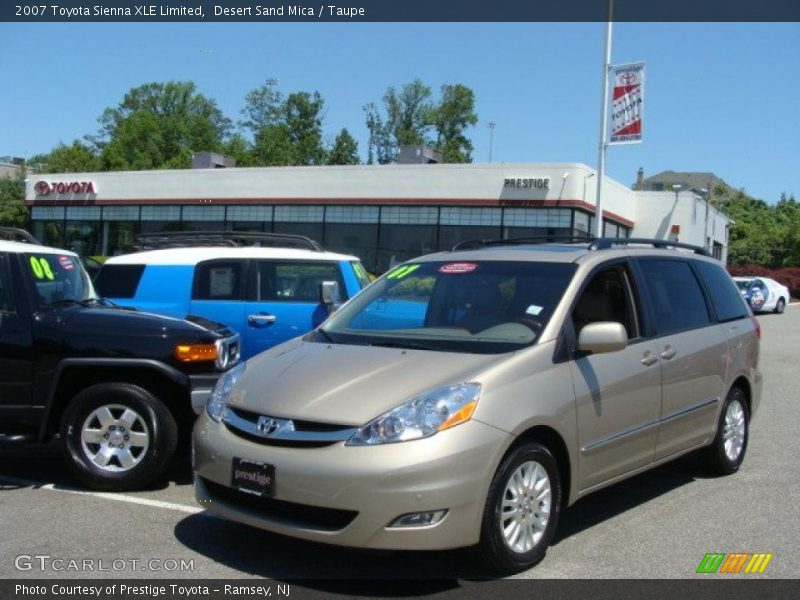 Desert Sand Mica / Taupe 2007 Toyota Sienna XLE Limited