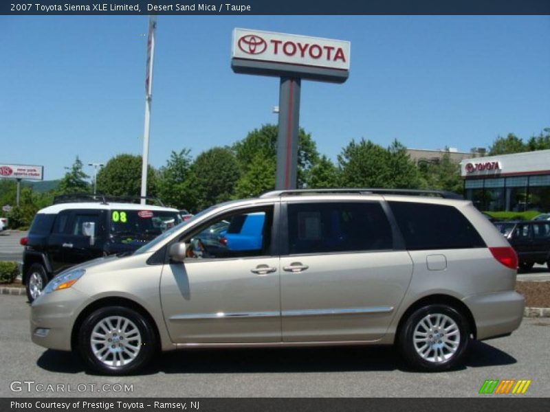 Desert Sand Mica / Taupe 2007 Toyota Sienna XLE Limited