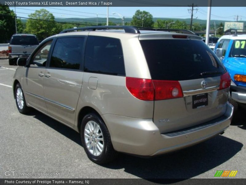 Desert Sand Mica / Taupe 2007 Toyota Sienna XLE Limited