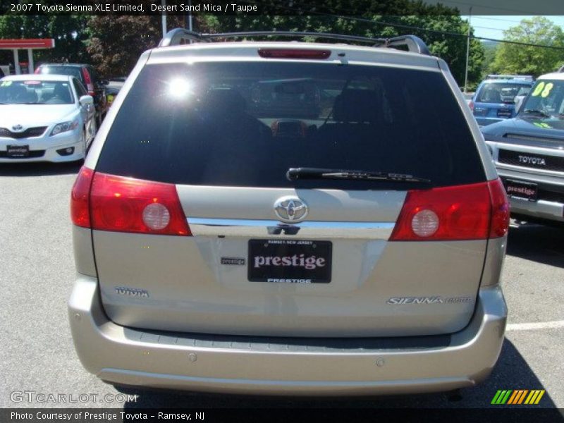 Desert Sand Mica / Taupe 2007 Toyota Sienna XLE Limited