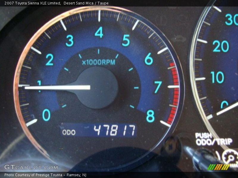 Desert Sand Mica / Taupe 2007 Toyota Sienna XLE Limited