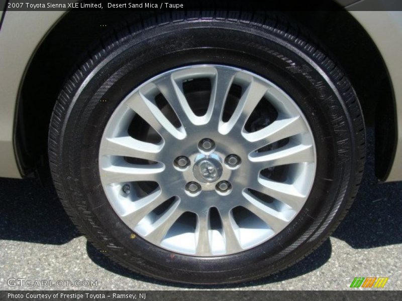 Desert Sand Mica / Taupe 2007 Toyota Sienna XLE Limited