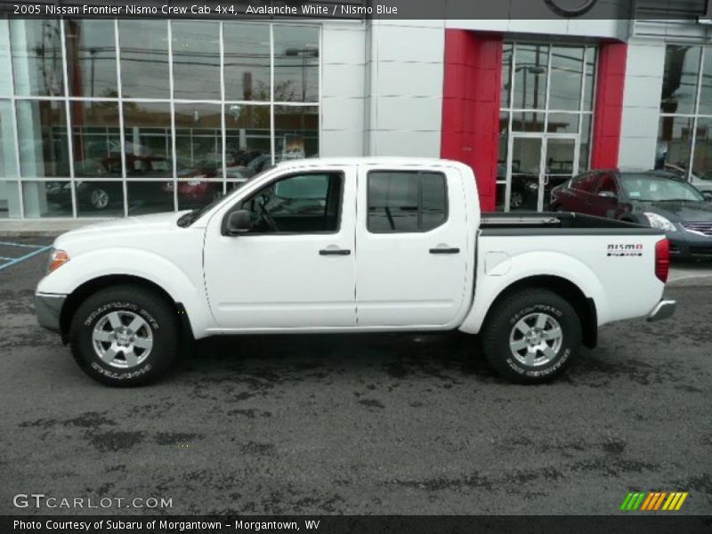 Avalanche White / Nismo Blue 2005 Nissan Frontier Nismo Crew Cab 4x4
