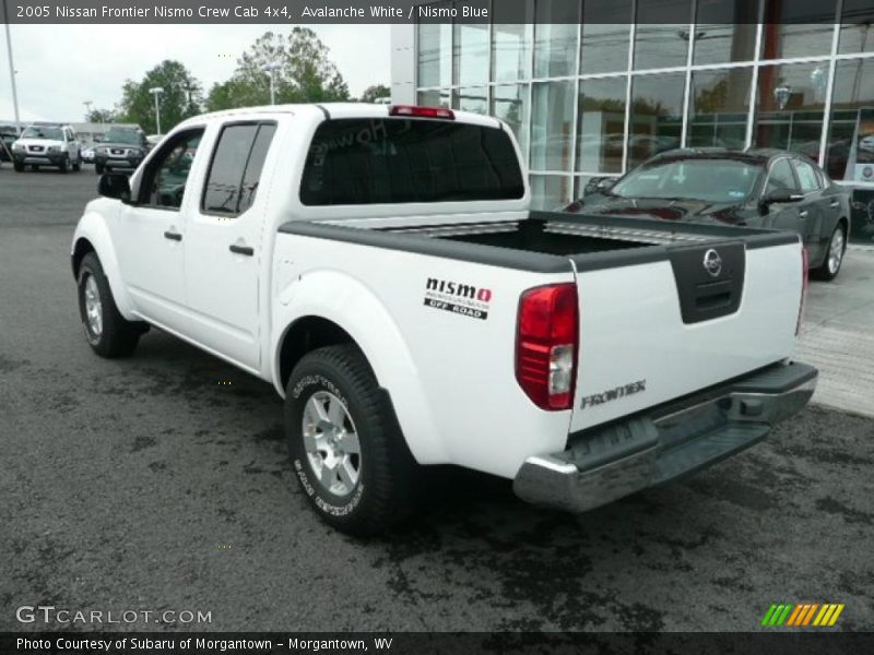 Avalanche White / Nismo Blue 2005 Nissan Frontier Nismo Crew Cab 4x4
