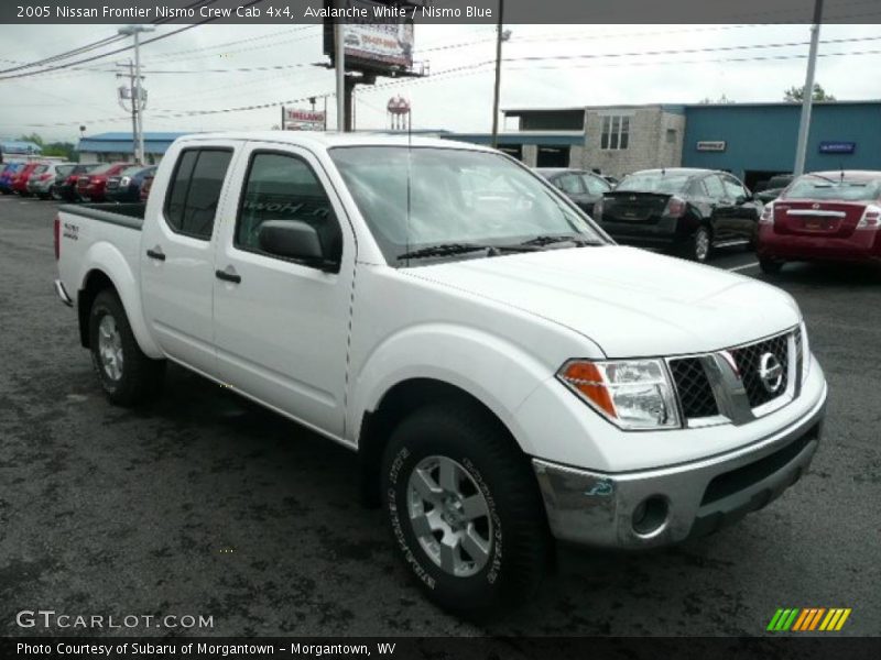 Avalanche White / Nismo Blue 2005 Nissan Frontier Nismo Crew Cab 4x4