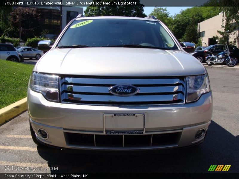 Silver Birch Metallic / Medium Light Stone 2008 Ford Taurus X Limited AWD