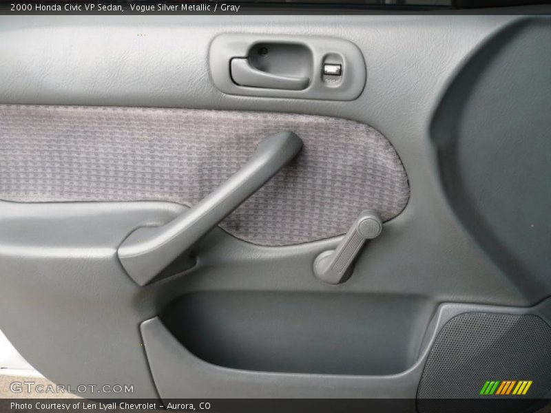 Vogue Silver Metallic / Gray 2000 Honda Civic VP Sedan