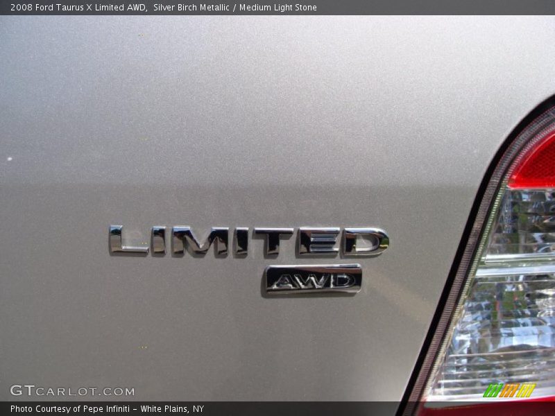Silver Birch Metallic / Medium Light Stone 2008 Ford Taurus X Limited AWD