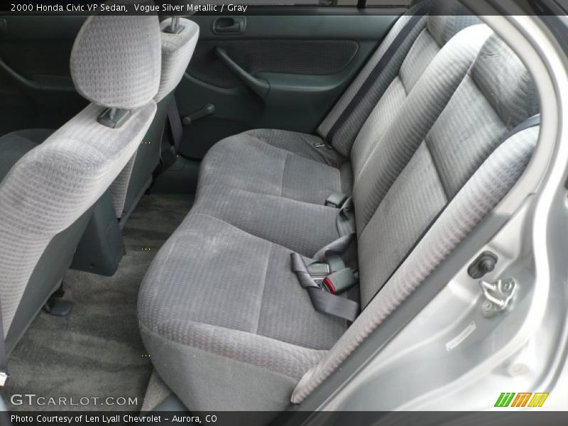 Vogue Silver Metallic / Gray 2000 Honda Civic VP Sedan