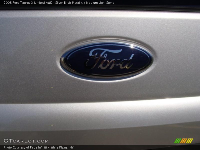 Silver Birch Metallic / Medium Light Stone 2008 Ford Taurus X Limited AWD