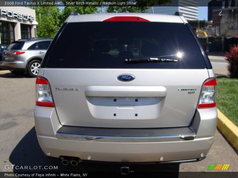 Silver Birch Metallic / Medium Light Stone 2008 Ford Taurus X Limited AWD