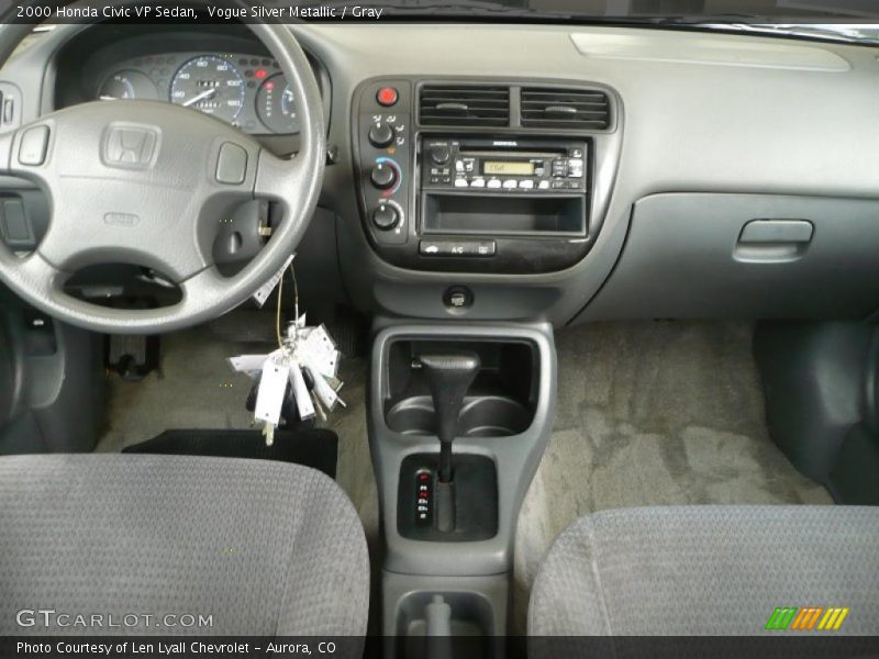 Vogue Silver Metallic / Gray 2000 Honda Civic VP Sedan