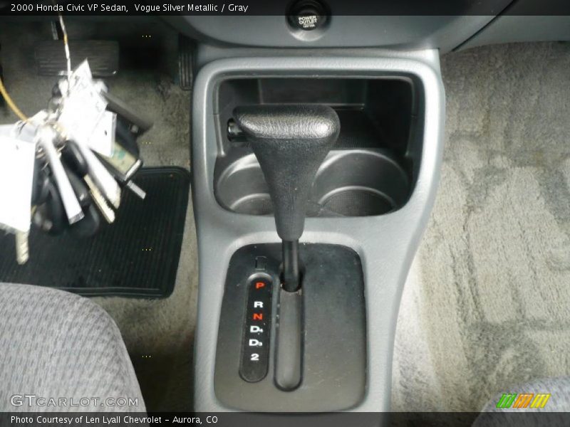 Vogue Silver Metallic / Gray 2000 Honda Civic VP Sedan