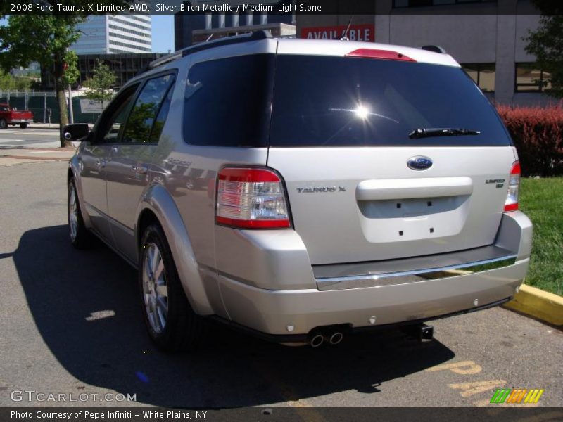 Silver Birch Metallic / Medium Light Stone 2008 Ford Taurus X Limited AWD