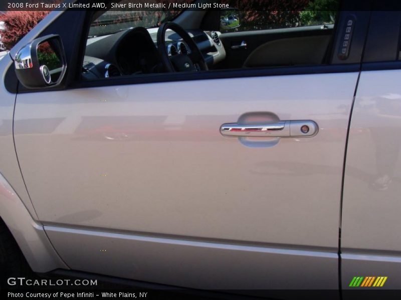 Silver Birch Metallic / Medium Light Stone 2008 Ford Taurus X Limited AWD