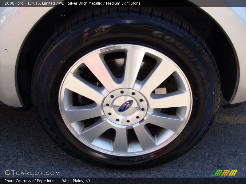 Silver Birch Metallic / Medium Light Stone 2008 Ford Taurus X Limited AWD