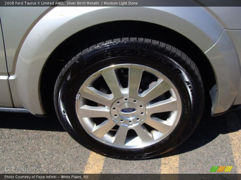 Silver Birch Metallic / Medium Light Stone 2008 Ford Taurus X Limited AWD