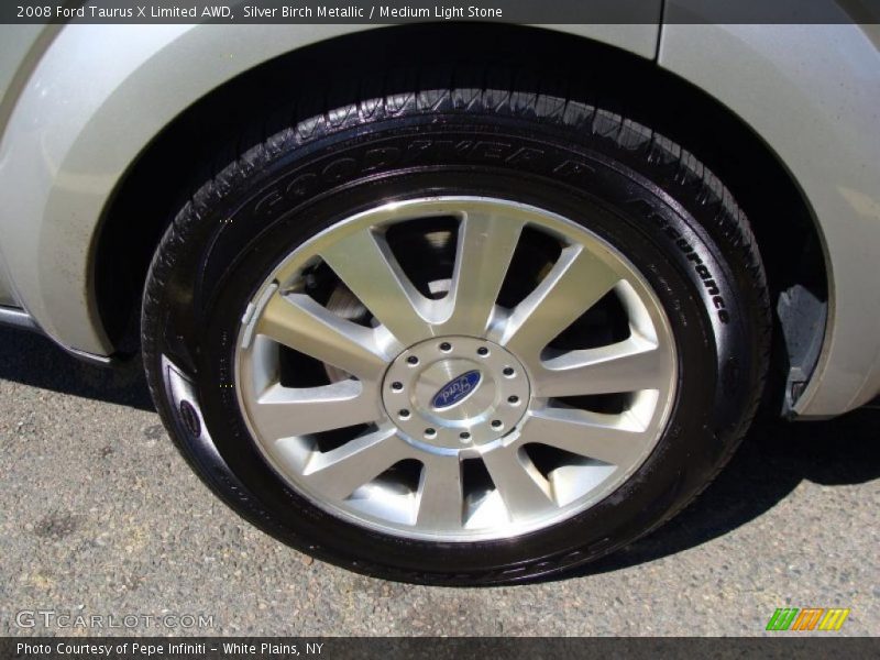 Silver Birch Metallic / Medium Light Stone 2008 Ford Taurus X Limited AWD